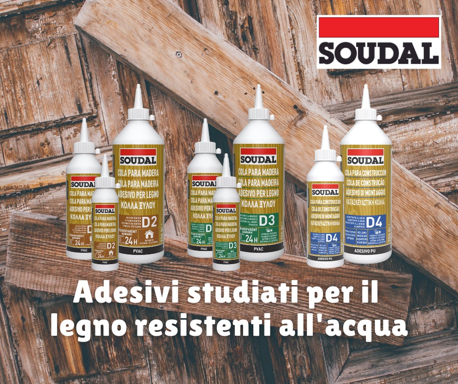 Adesivi legno resistenti acqua